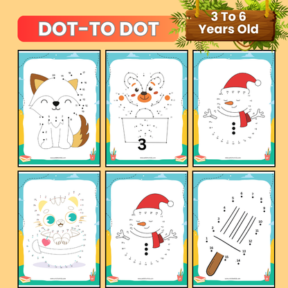 Dot-to-Dot, Mazes, & Fun with Numbers (Age 3-6) - Ambition Kids