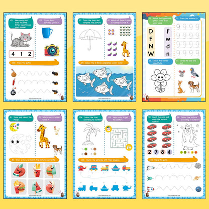 Brain Booster Worksheets For Kids 3 to 5 Age - Ambition Kids