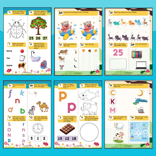 Brain Booster Worksheets For Kids 3 to 5 Age - Ambition Kids