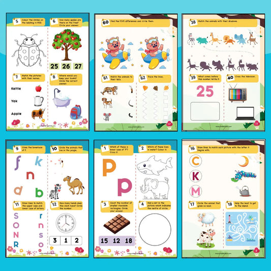 Brain Booster Worksheets For Kids 3 to 5 Age - Ambition Kids