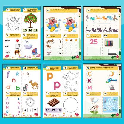 Age 4+ Brain Booster Worksheets (350+ Activities) - Ambition Kids