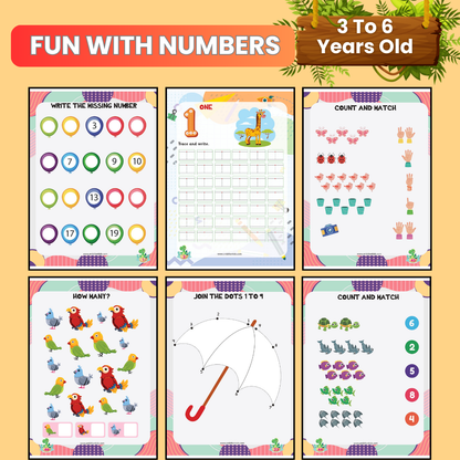 Dot-to-Dot, Mazes, & Fun with Numbers (Age 3-6) - Ambition Kids