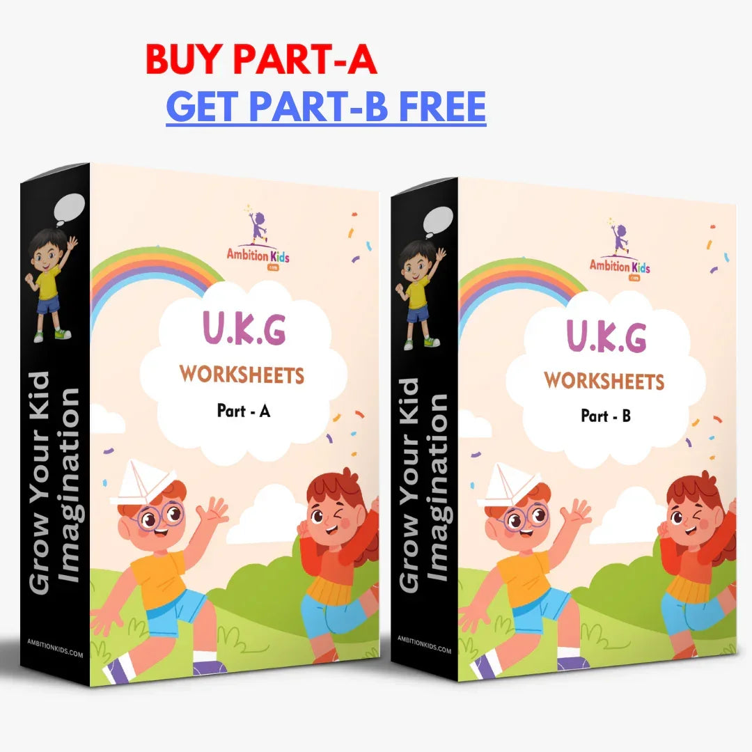 UKG Hard Copy Kids Worksheets - Ambition Kids