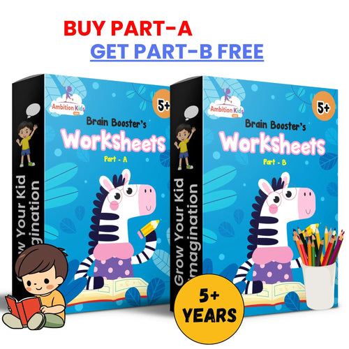 Age 5+ Brain Booster Worksheets (350+ Activities) - Ambition Kids