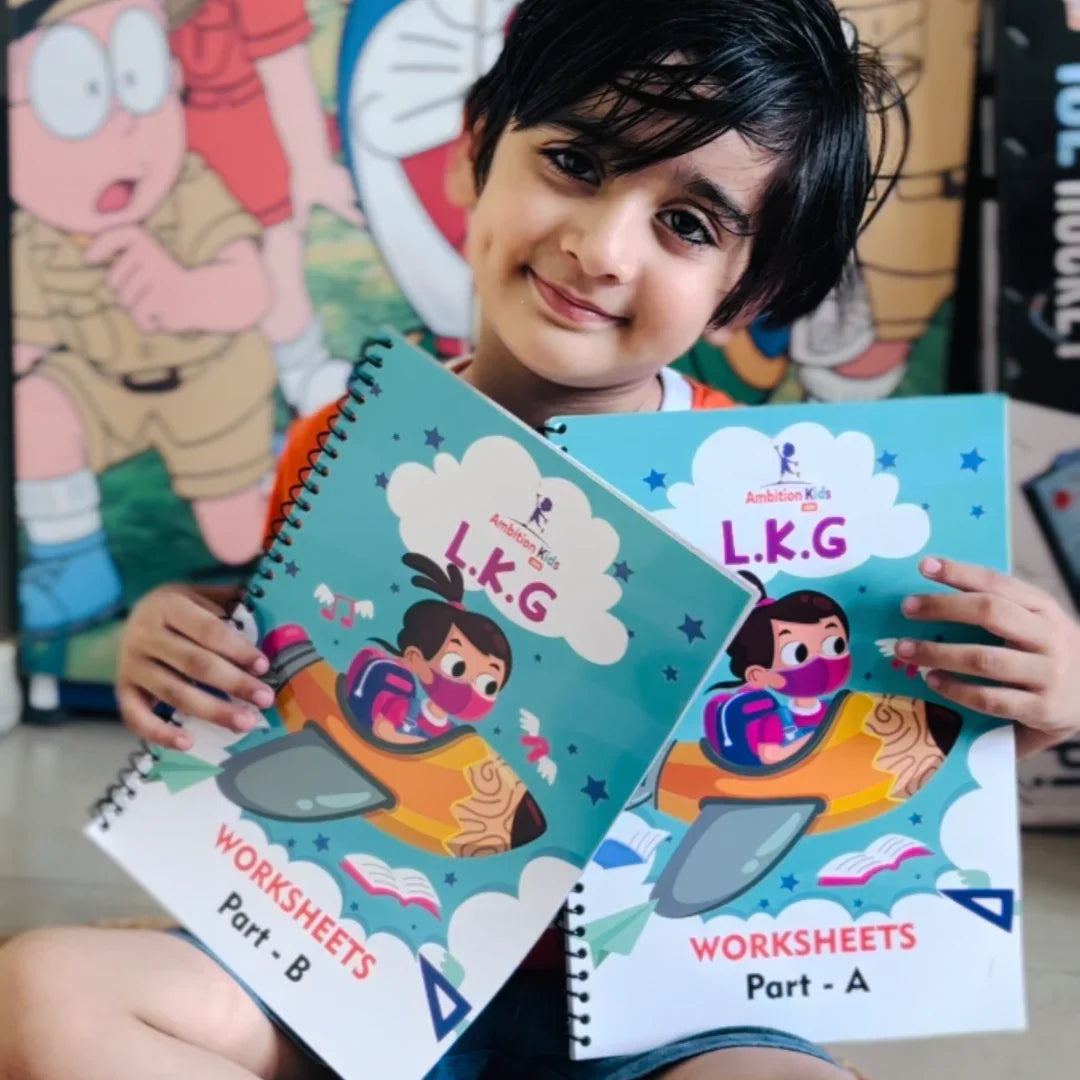 LKG Hard Copy Kids Worksheets - Ambition Kids