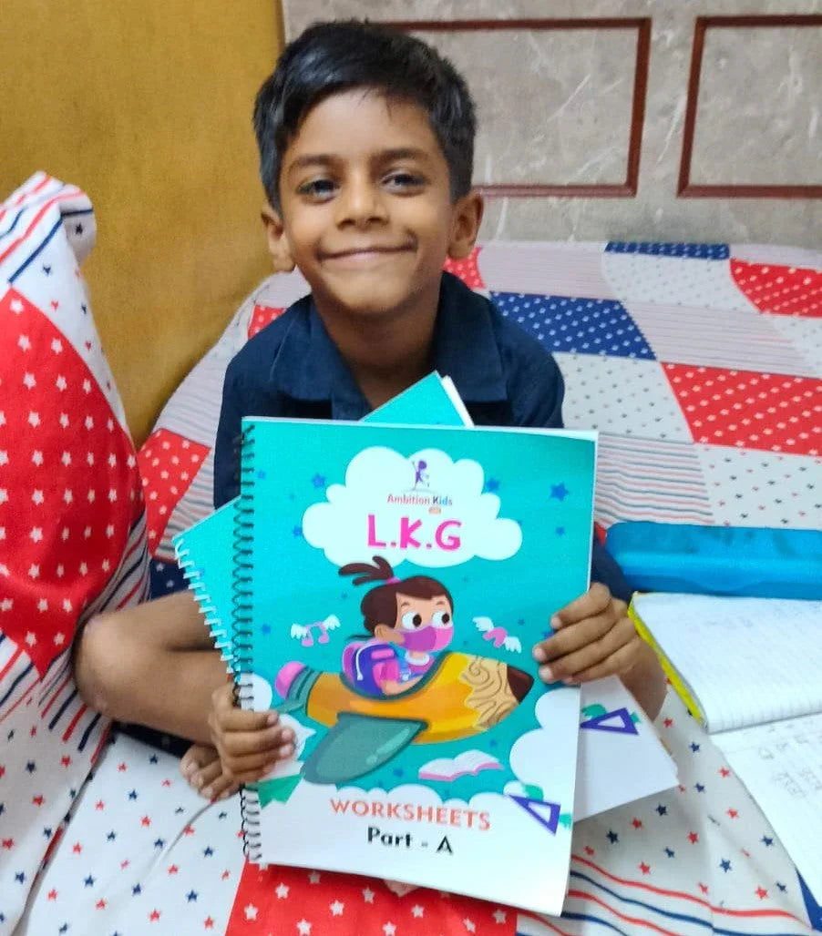 LKG Hard Copy Kids Worksheets - Ambition Kids
