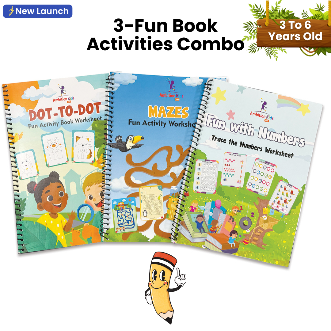 Dot-to-Dot, Mazes, & Fun with Numbers (Age 3-6) - Ambition Kids