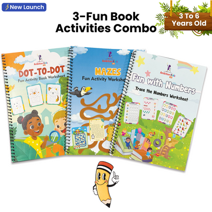Dot-to-Dot, Mazes, & Fun with Numbers (Age 3-6) - Ambition Kids