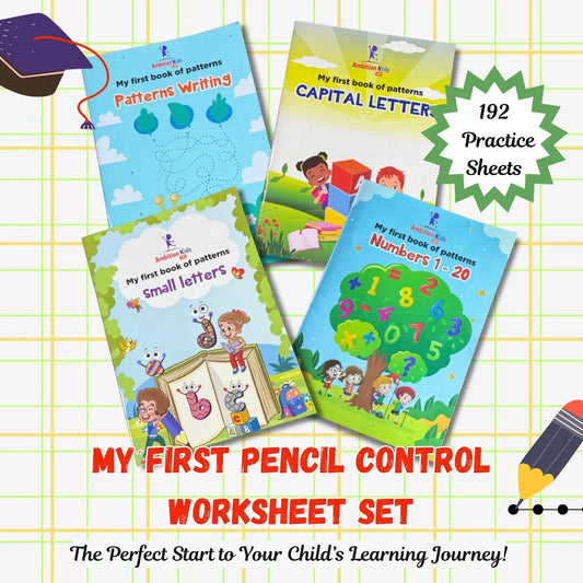 My First Books of Patterns Pencil Control - Ambition Kids