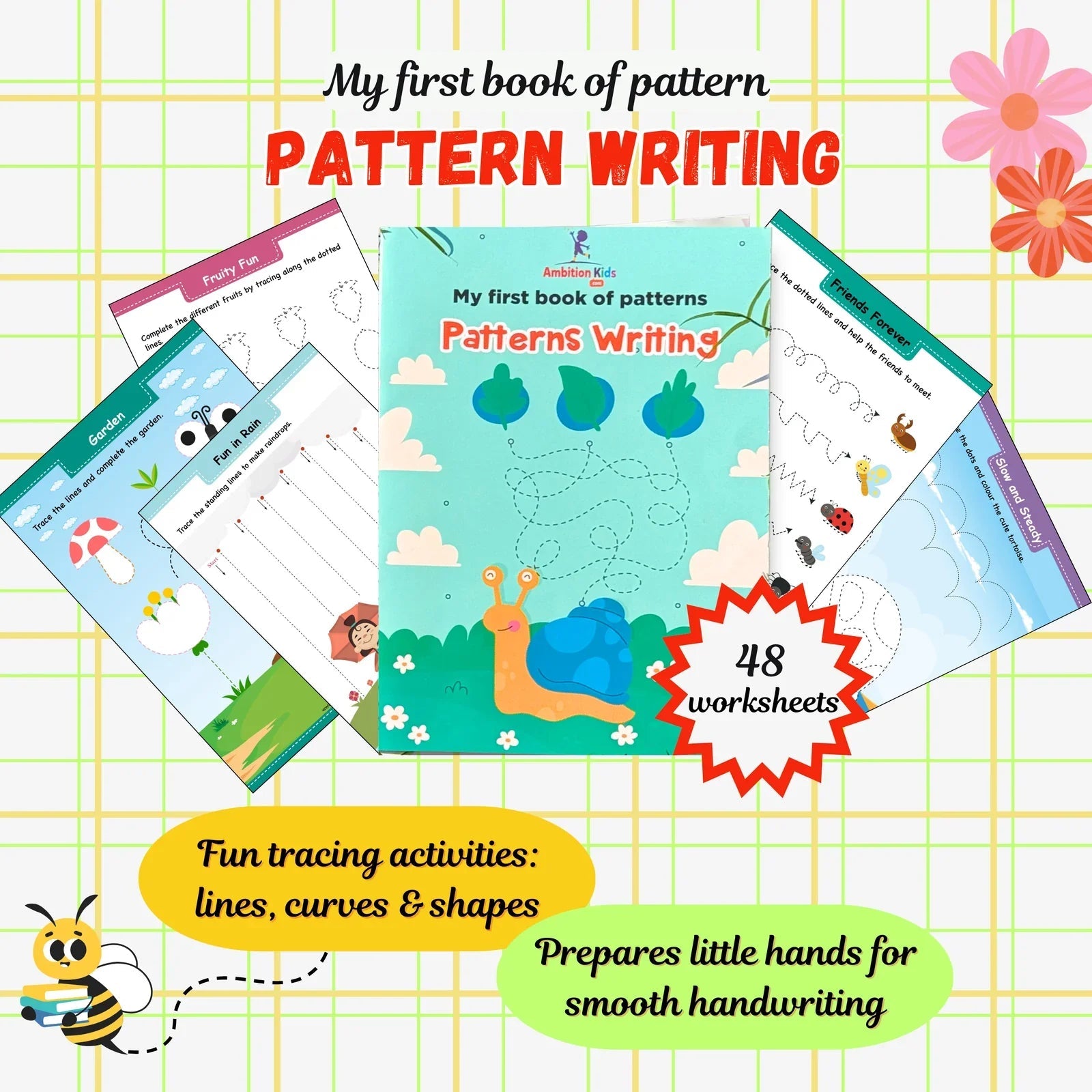 My First Books of Patterns Pencil Control - Ambition Kids