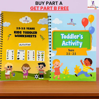 Toddlers 2.5-3.5 Years Kids Worksheets - Ambition Kids