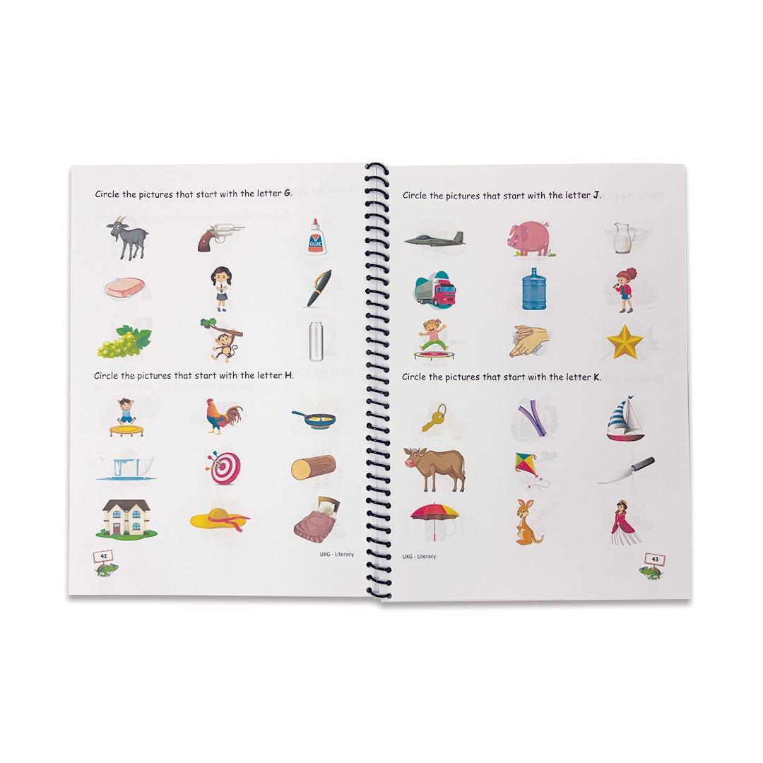 UKG & Brain Booster Worksheets – 4-Book Set (Ages 5–7)  ✅ - Ambition Kids