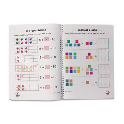 UKG & Brain Booster Worksheets – 4-Book Set (Ages 5–7)  ✅ - Ambition Kids