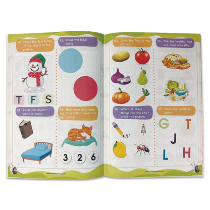 Nursery + Brain Booster + 200+ Worksheets (Ages 2–4) – 3-in-1 Pack - Ambition Kids