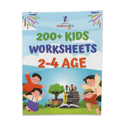 Nursery + Brain Booster + 200+ Worksheets (Ages 2–4) – 3-in-1 Pack - Ambition Kids