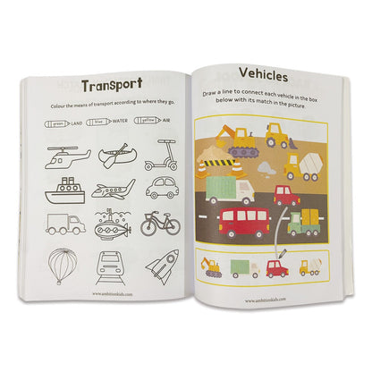 Nursery + Brain Booster + 200+ Worksheets (Ages 2–4) – 3-in-1 Pack - Ambition Kids