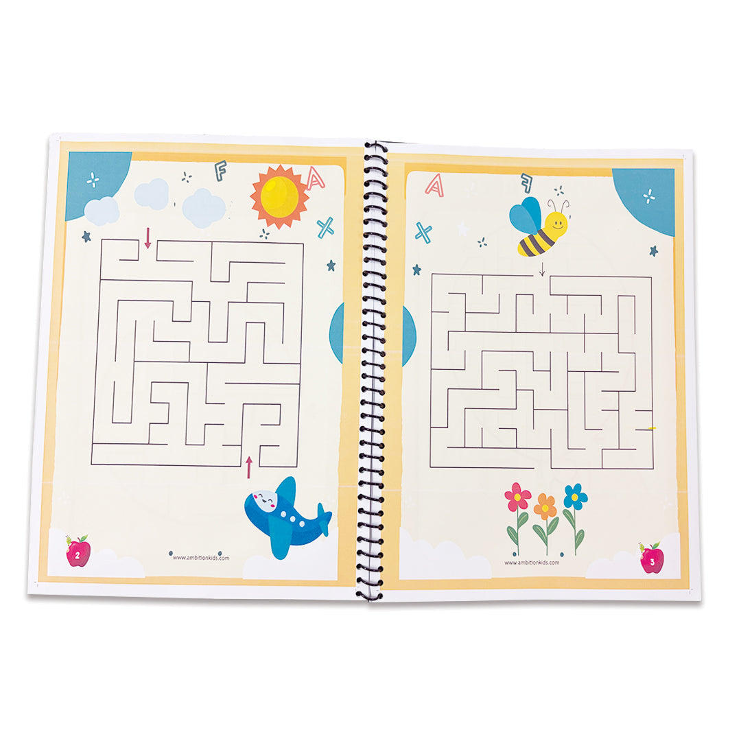 Dot-to-Dot, Mazes, & Fun with Numbers (Age 3-6) - Ambition Kids