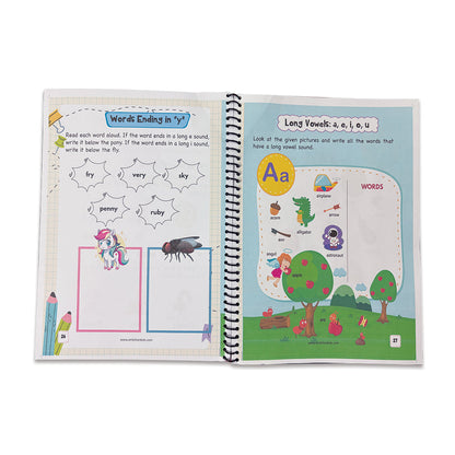 Phonics 4-Book Set – Vowels, A–Z Sounds, Blends & Word Families - Ambition Kids
