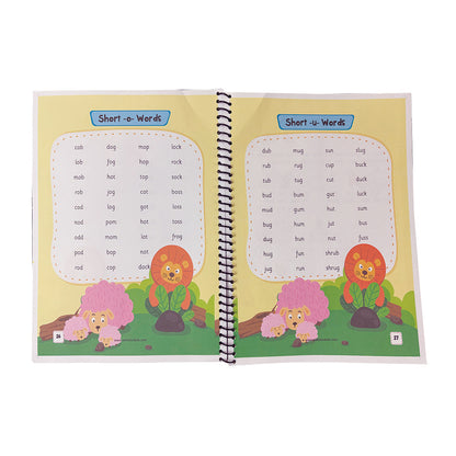 Phonics 4-Book Set – Vowels, A–Z Sounds, Blends & Word Families - Ambition Kids