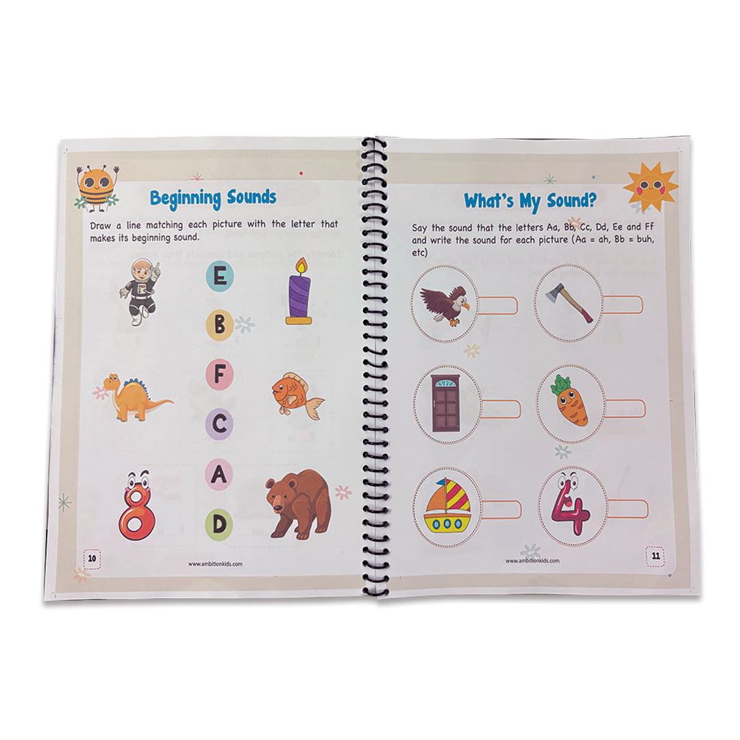 Phonics 4-Book Set – Vowels, A–Z Sounds, Blends & Word Families - Ambition Kids
